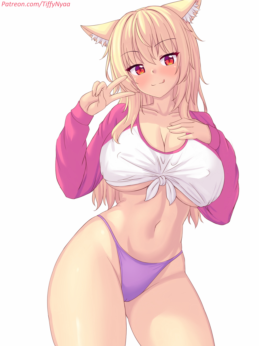 This is a pixiv picture whose title is Crop top Tiffy~~.