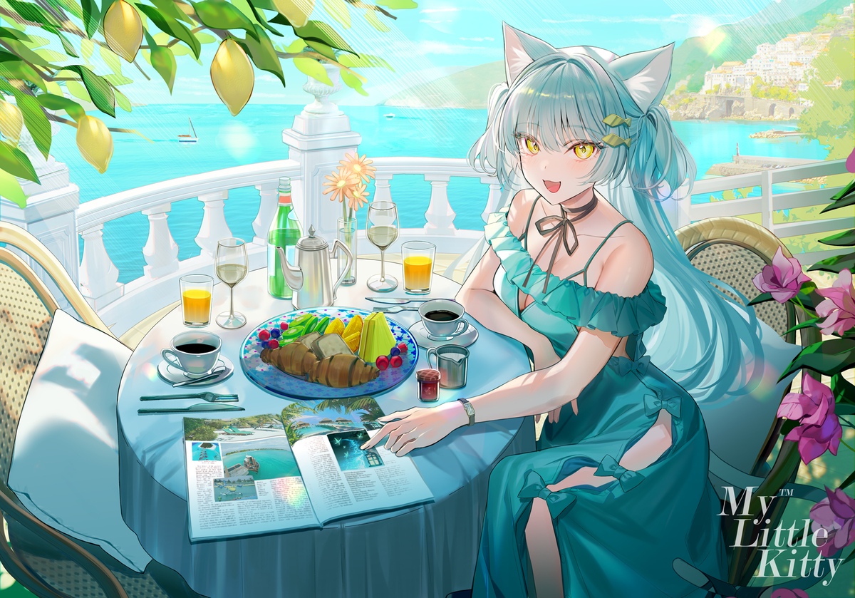 This is a pixiv picture whose title is 🌿💎🍋.