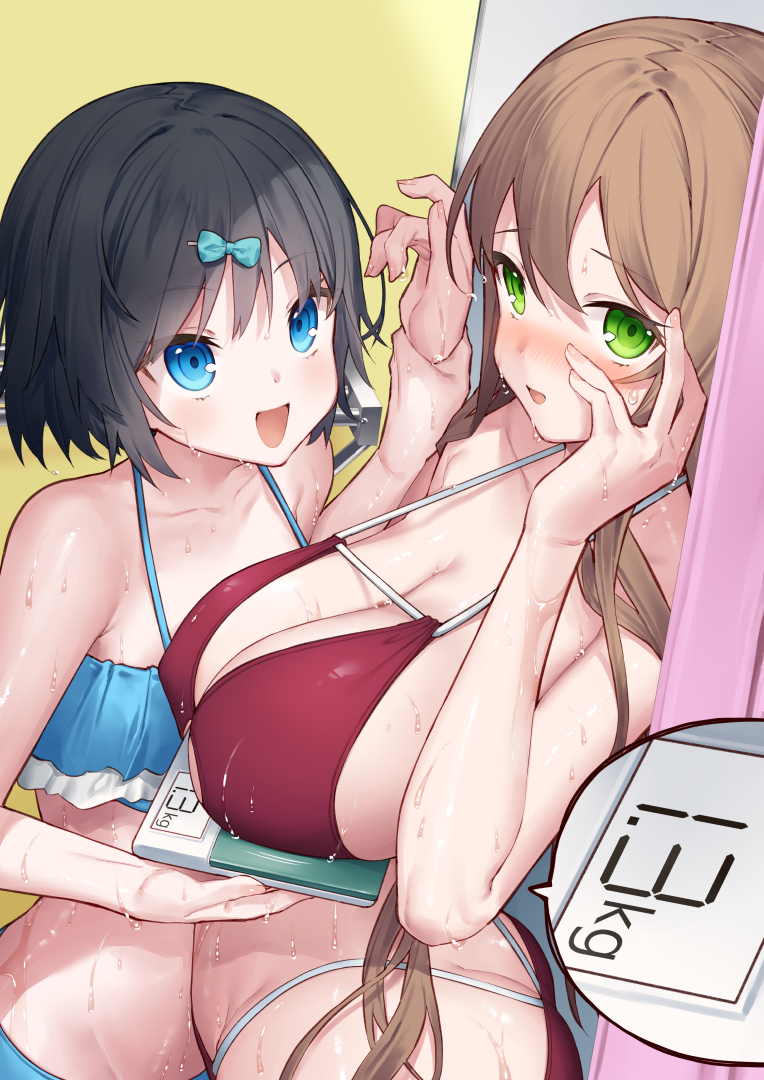 This is a pixiv picture whose title is なにを食べたらおっきくなりますか？.