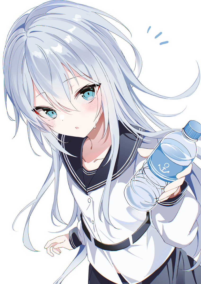 This is a pixiv picture whose title is 水分補給ヴェールヌイ.