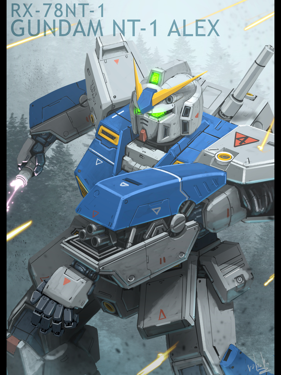 This is a pixiv picture whose title is RX-78NT-1 GUNDAM NT-1 ALEX.