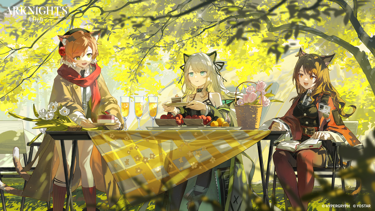 This is a pixiv picture whose title is 野餐～.