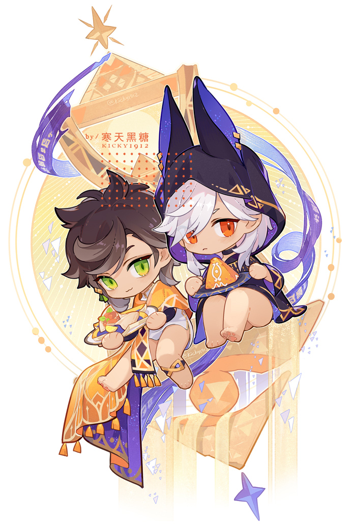 This is a pixiv picture whose title is 流沙如泪的神殿.