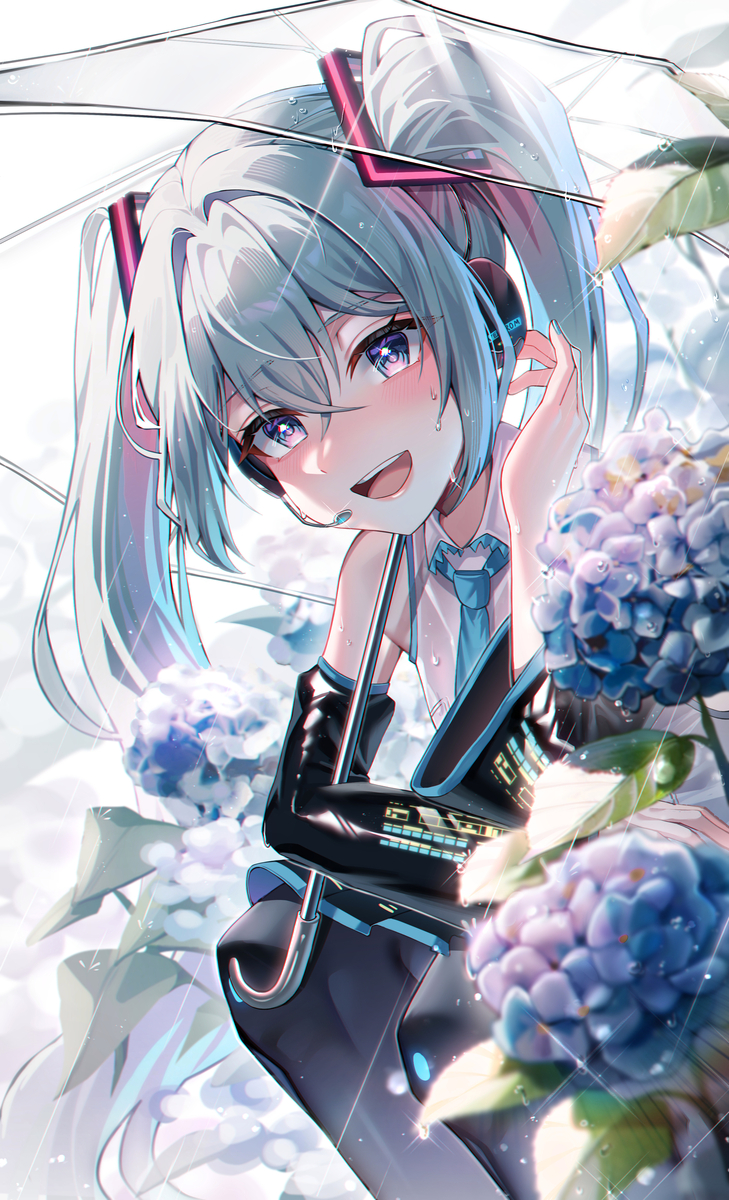 This is a pixiv picture whose title is 初音ミク.