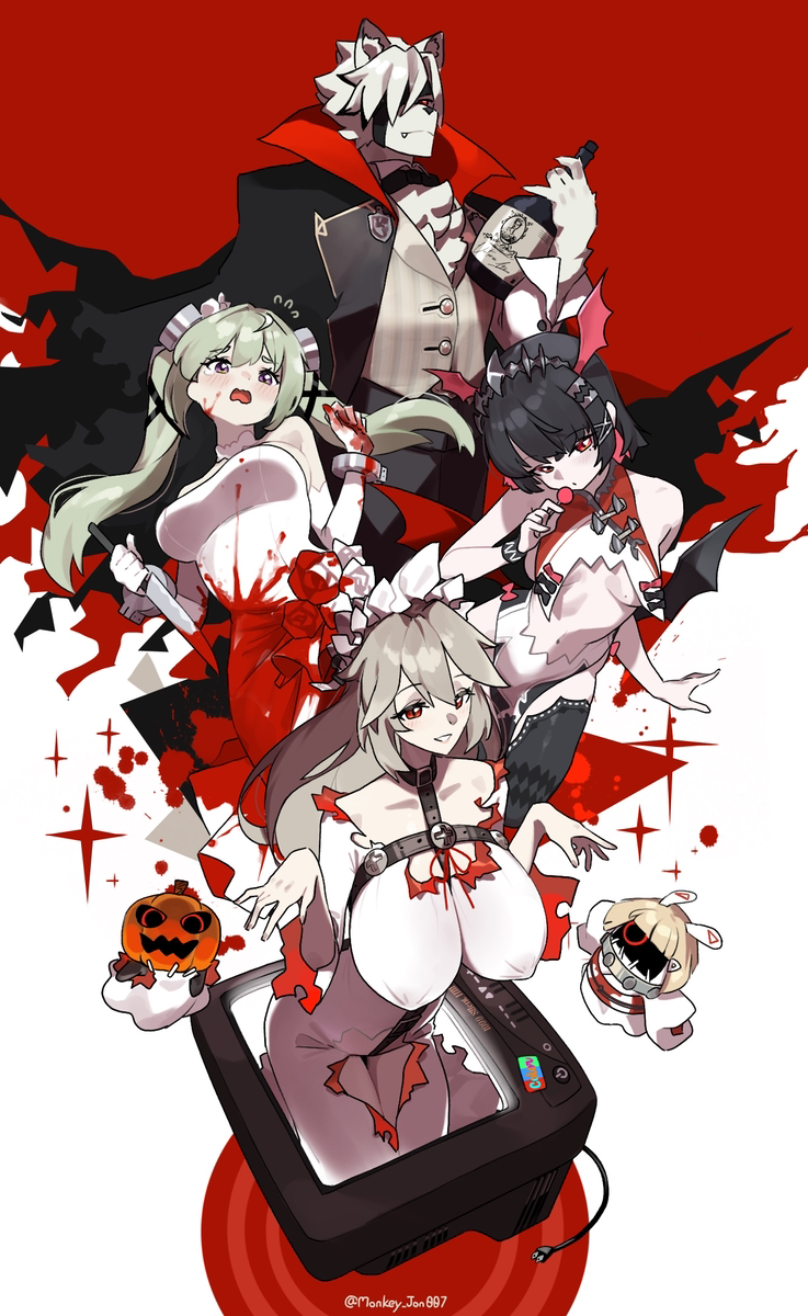 This is a pixiv picture whose title is Victoria Haunted Family!.