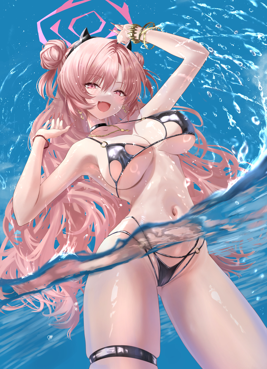 This is a pixiv picture whose title is 水着キララ🌊.