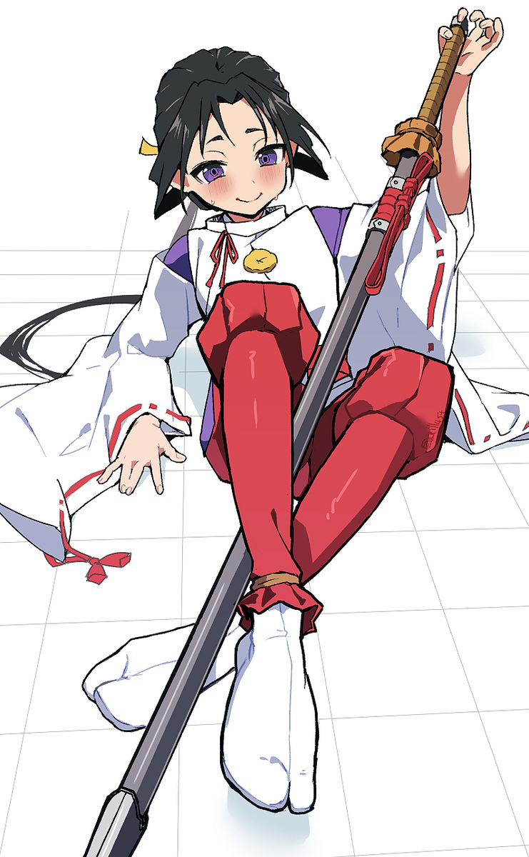 This is a pixiv picture whose title is 逃げ若６枚.