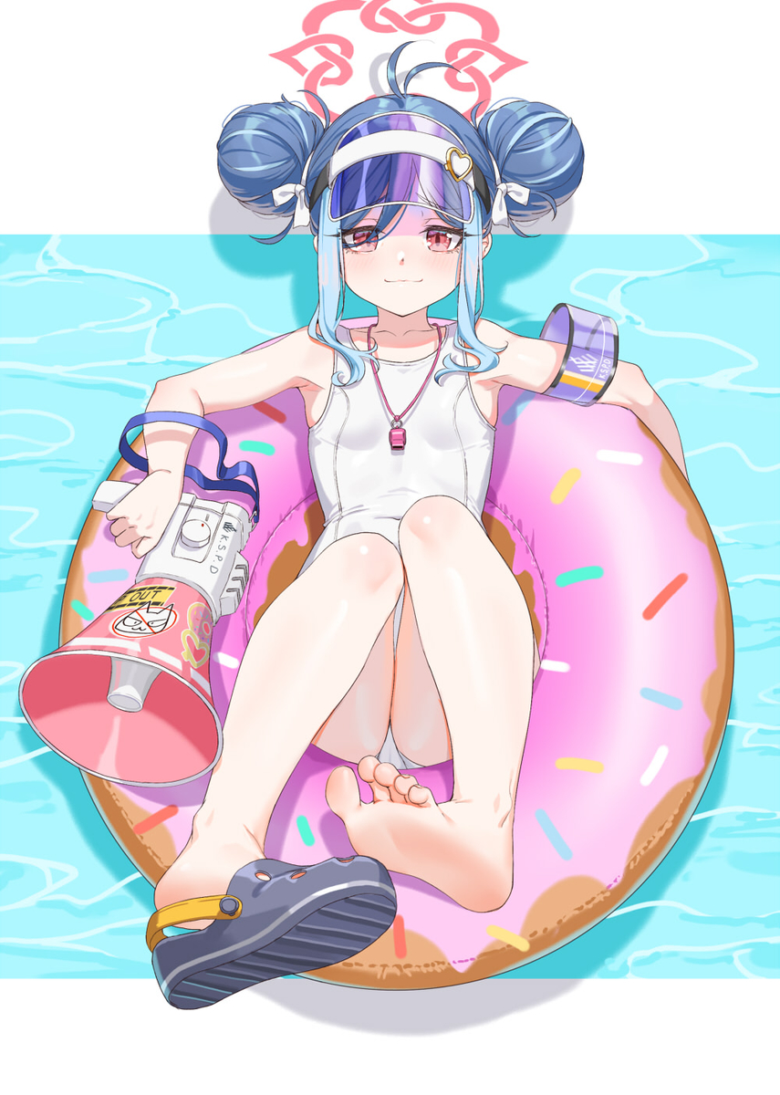 This is a pixiv picture whose title is 合歓垣フブキ(水着).
