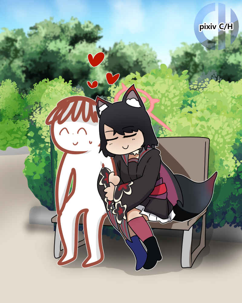 This is a pixiv picture whose title is [F/P] 에스코트 Escort.