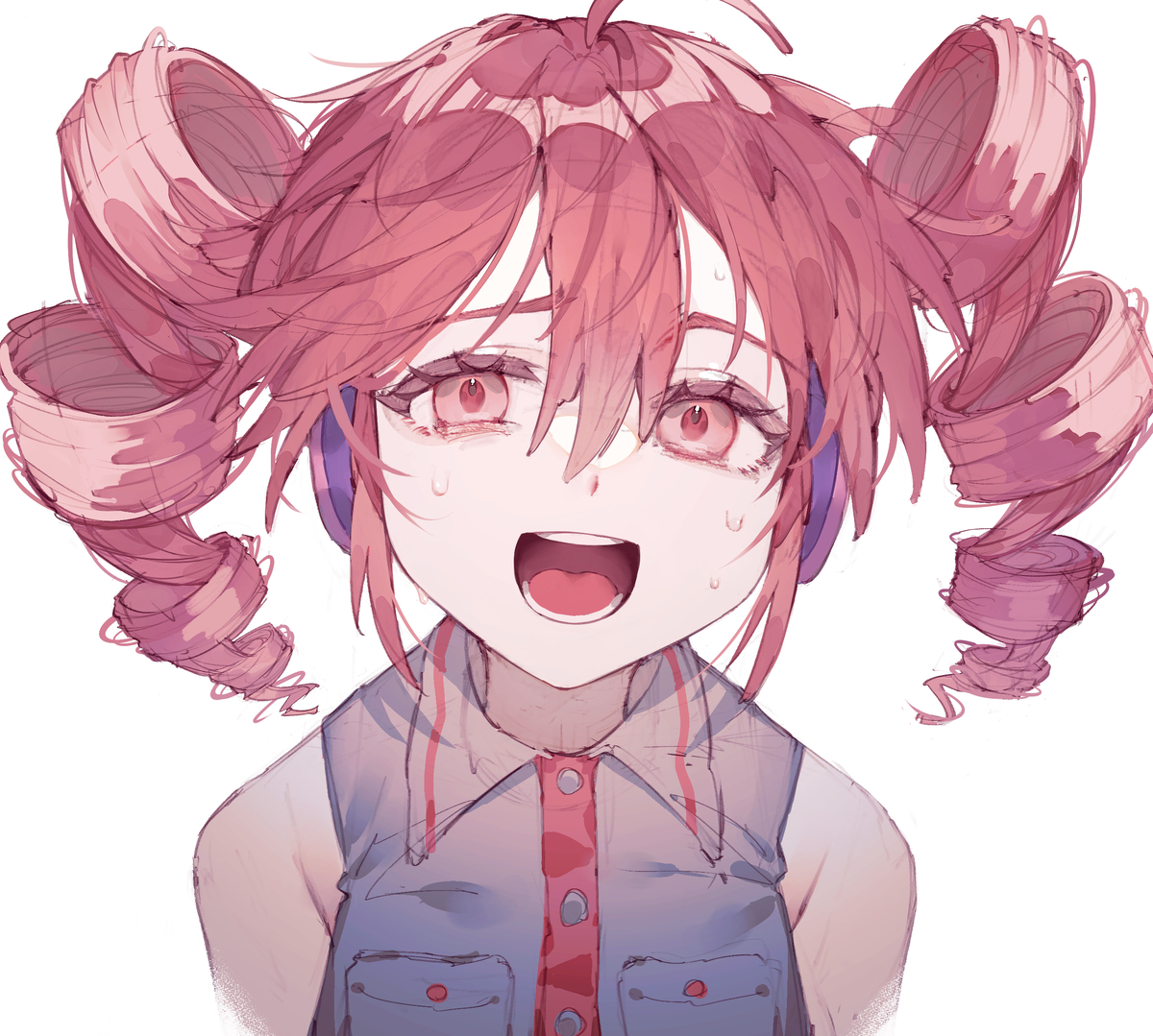 This is a pixiv picture whose title is 重音テト.