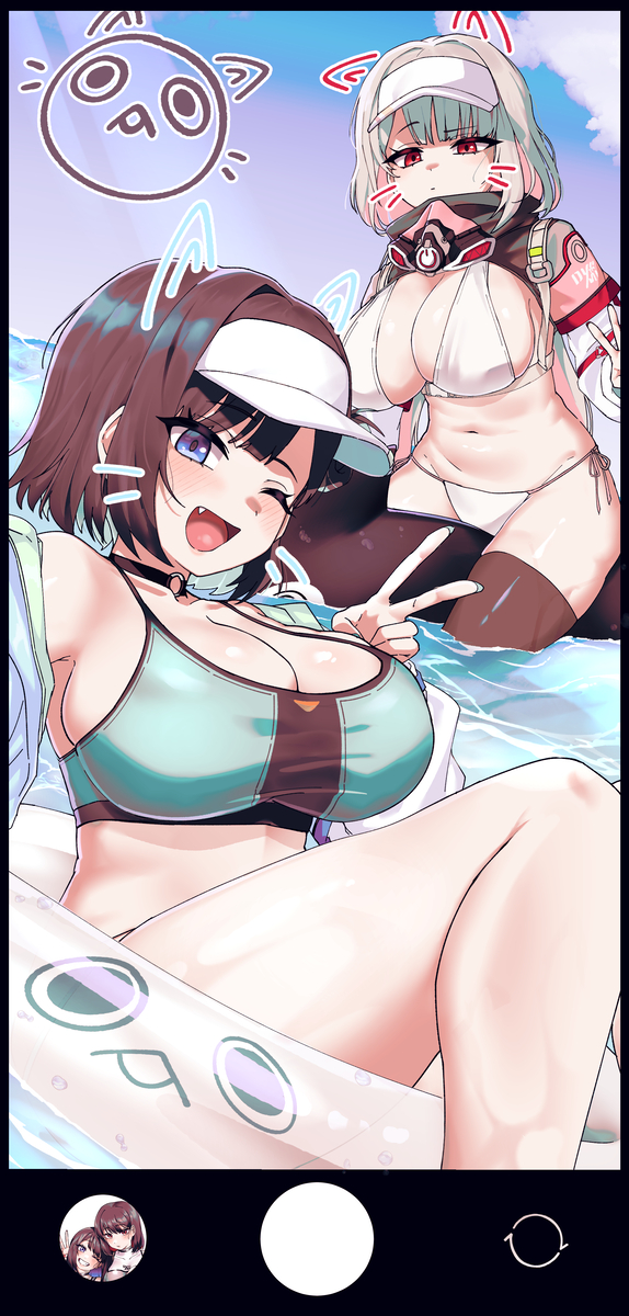 This is a pixiv picture whose title is 야시장용.