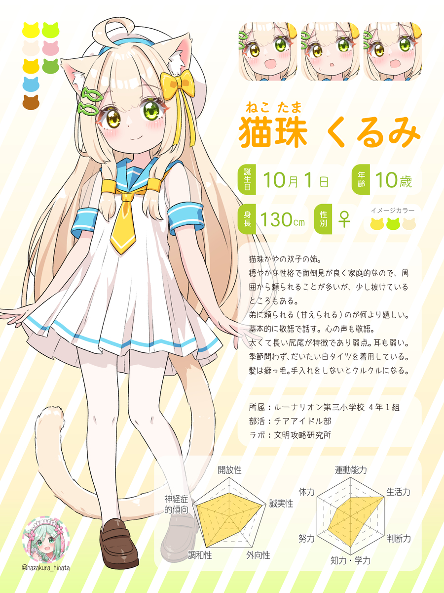 This is a pixiv picture whose title is くるみちゃんプロフィール❣️.
