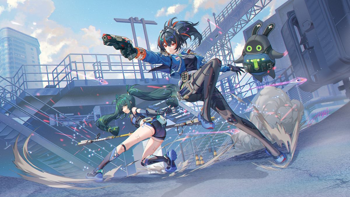 This is a pixiv picture whose title is Action!.