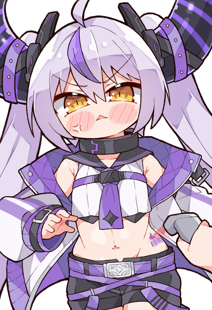 This is a pixiv picture whose title is Tummy.