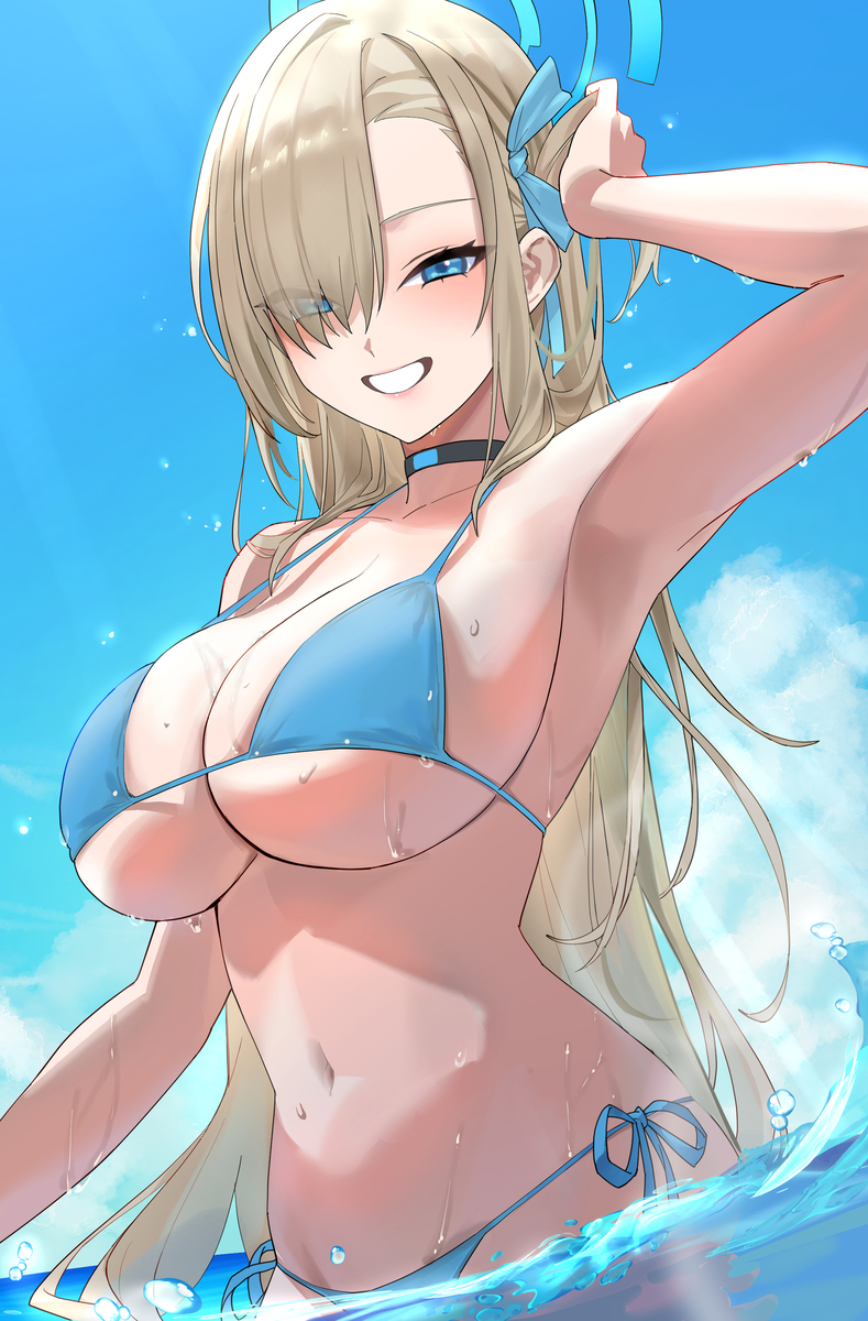 This is a pixiv picture whose title is アスナ🌊.