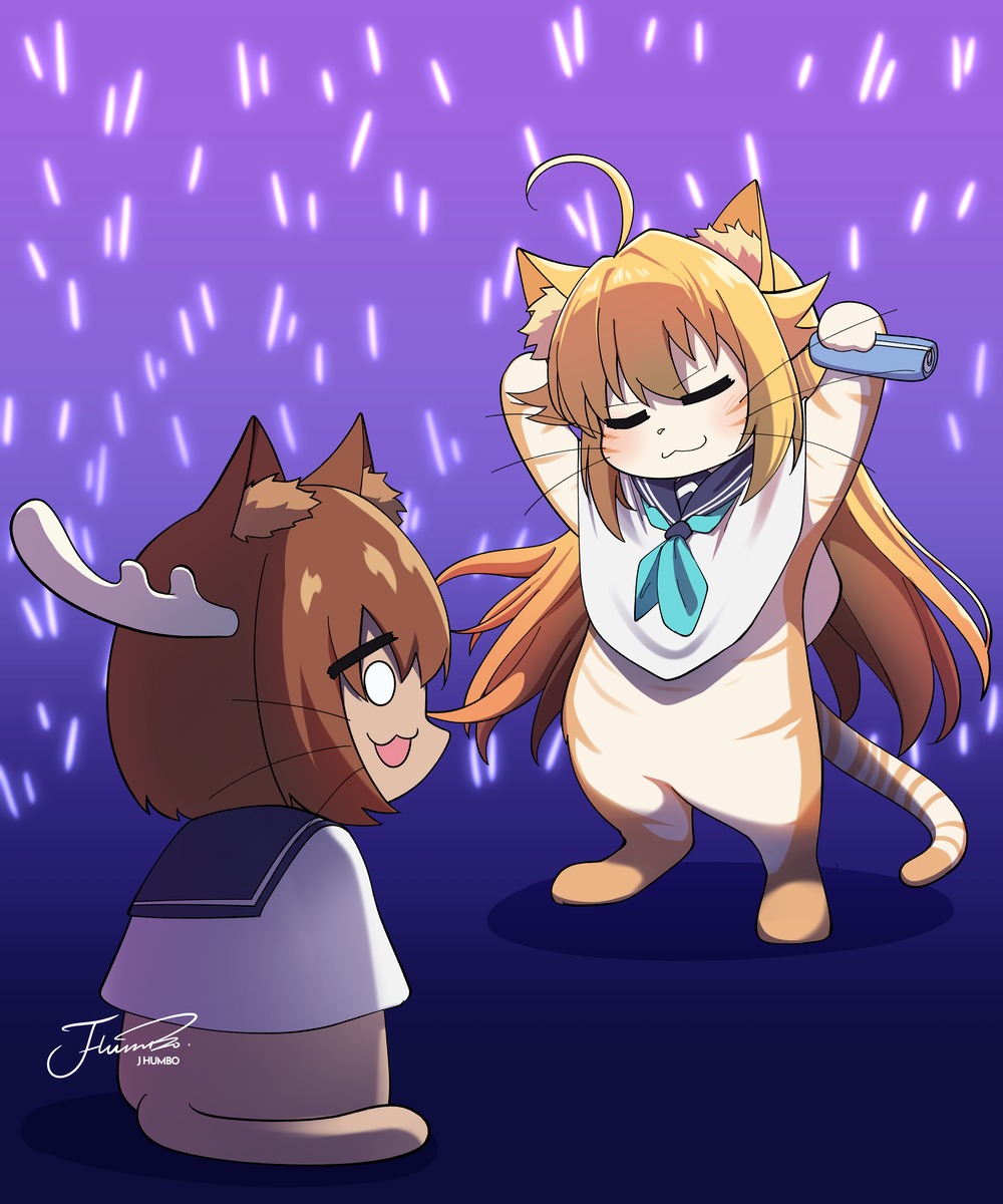 This is a pixiv picture whose title is 🪩💃🏻🦌✨.
