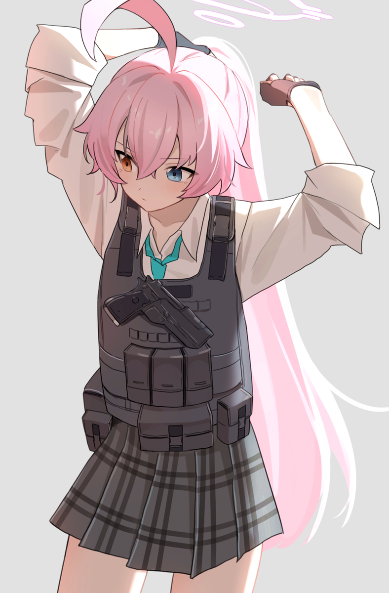 This is a pixiv picture whose title is ホシノ.