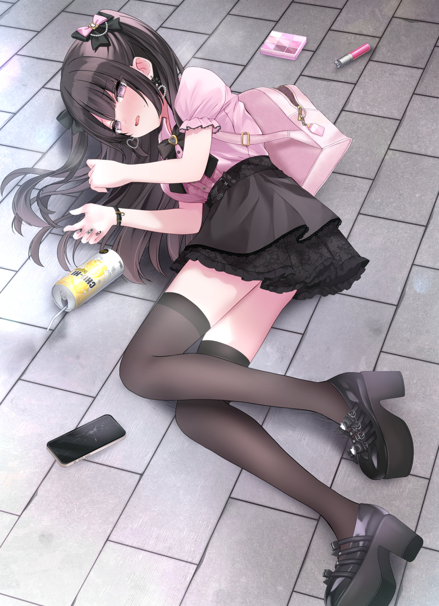 This is a pixiv picture whose title is 地雷ちゃんメルトダウン.