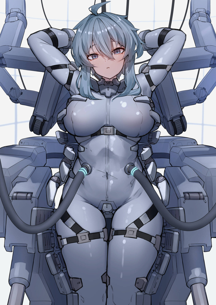 This is a pixiv picture whose title is うちのこ拘束.