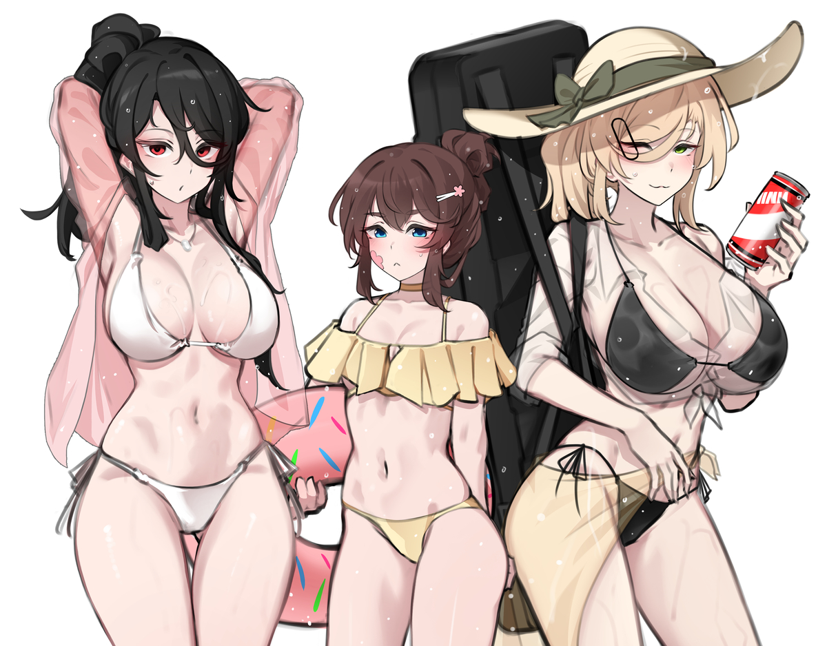 This is a pixiv picture whose title is Summer casual Squad.