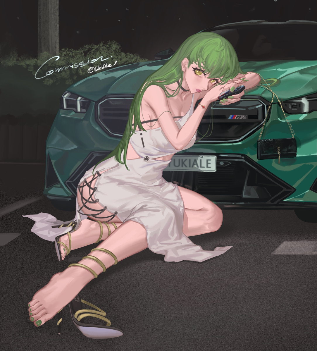 This is a pixiv picture whose title is You drive～.