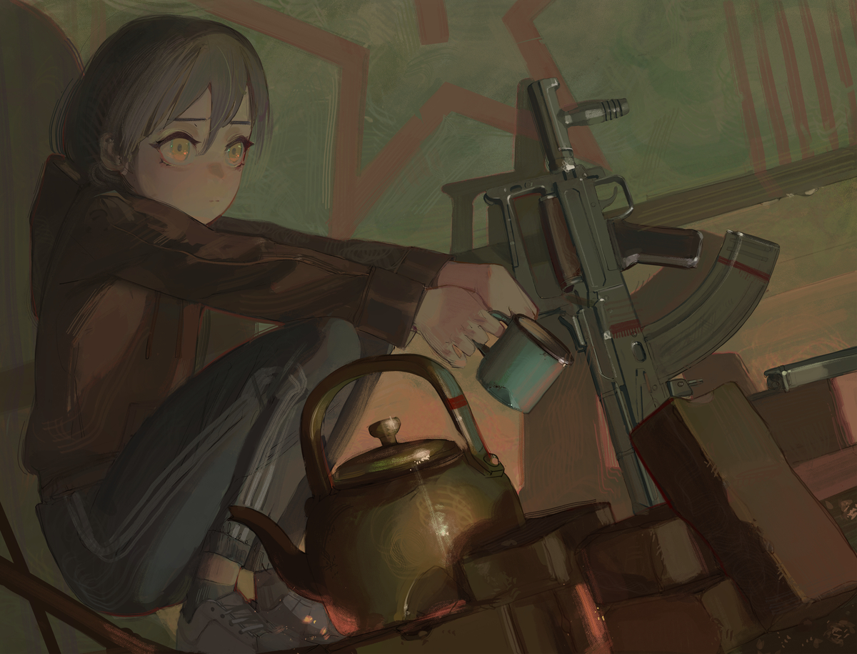 This is a pixiv picture whose title is Stalky.