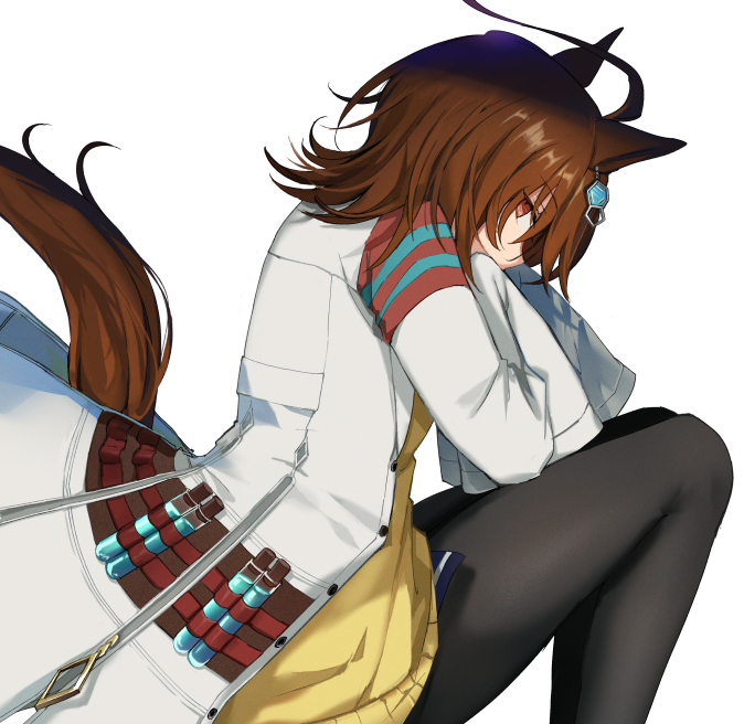 This is a pixiv picture whose title is タキオン.