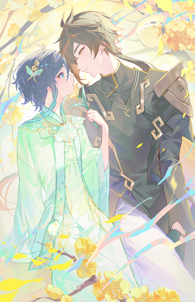 This is a pixiv picture whose title is 鍾ウェン10.
