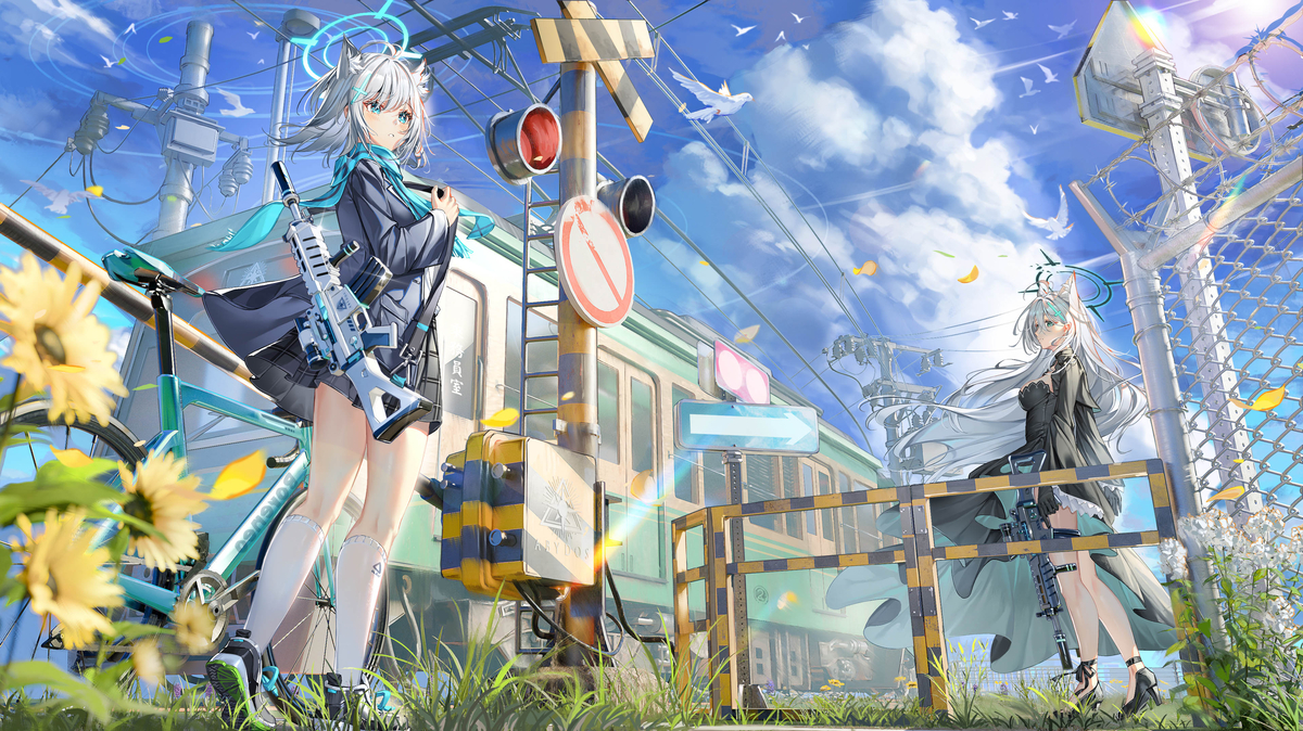This is a pixiv picture whose title is シロコ.