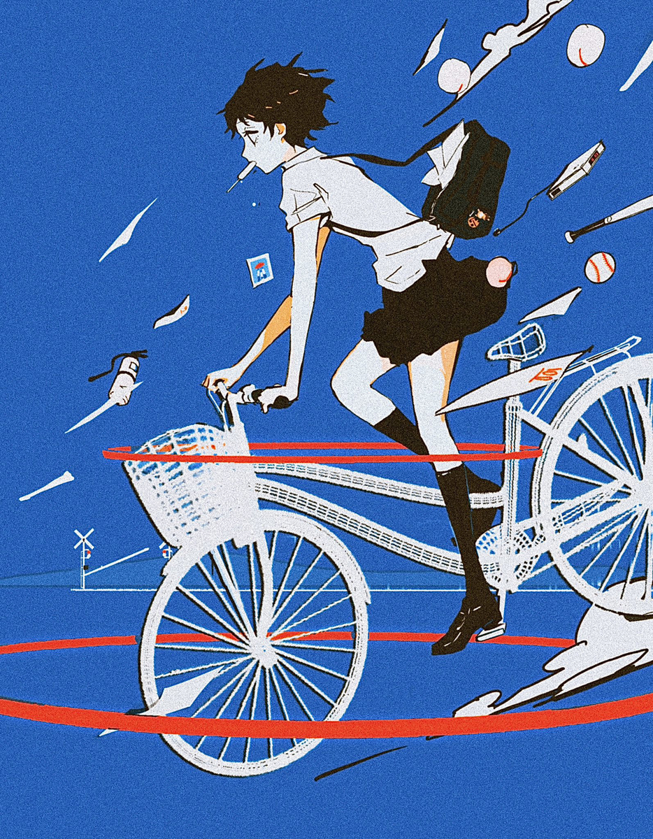 This is a pixiv picture whose title is 時かけ.