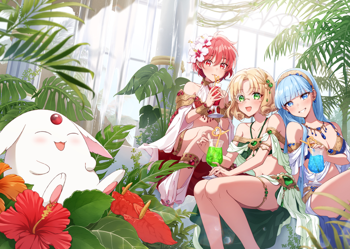 This is a pixiv picture whose title is 3JUICE.