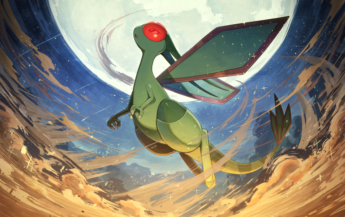 This is a pixiv picture whose title is 砂漠の精霊.