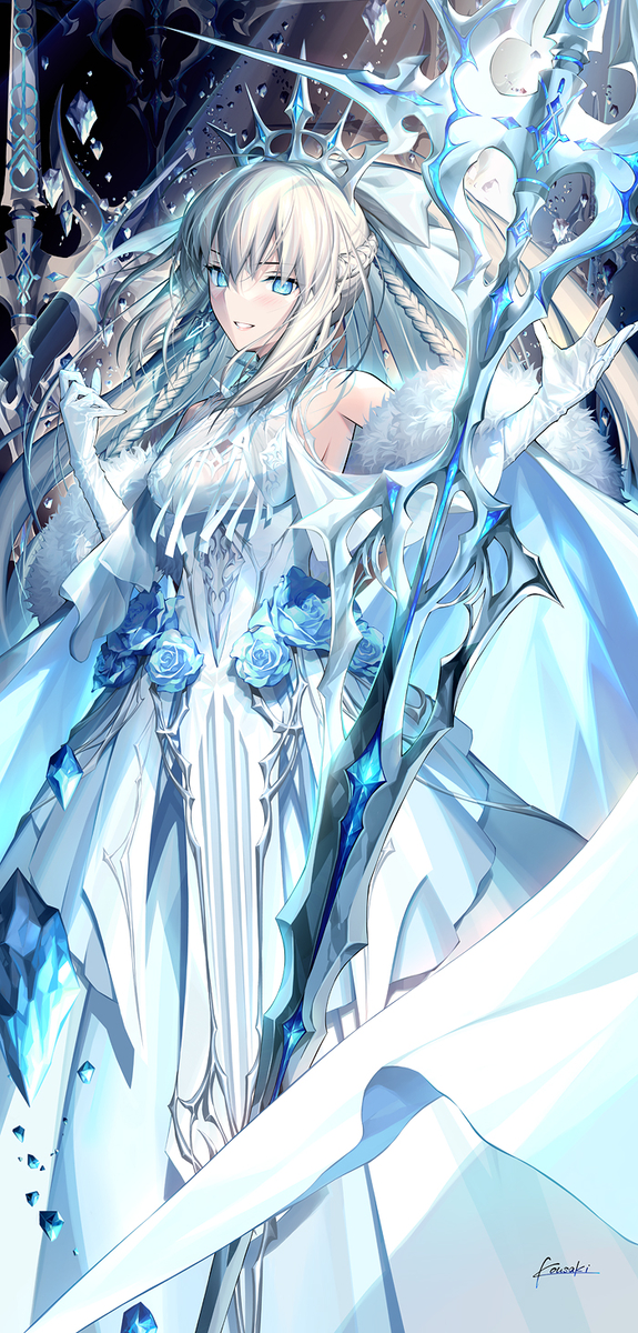This is a pixiv picture whose title is ウェディングモルガン.