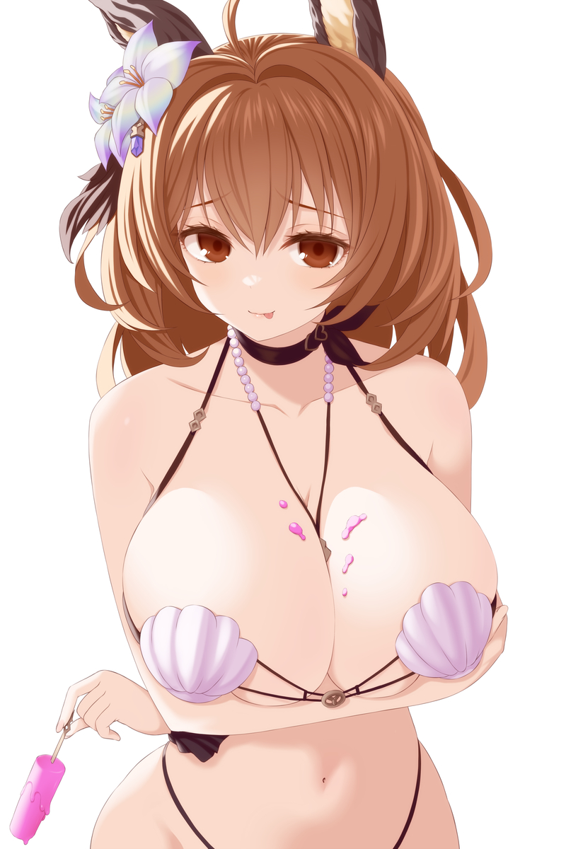 This is a pixiv picture whose title is 水着ヘカテー.
