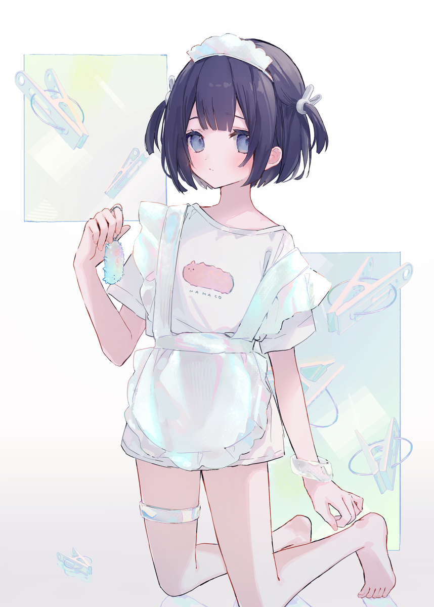 This is a pixiv picture whose title is Tシャツメイド.