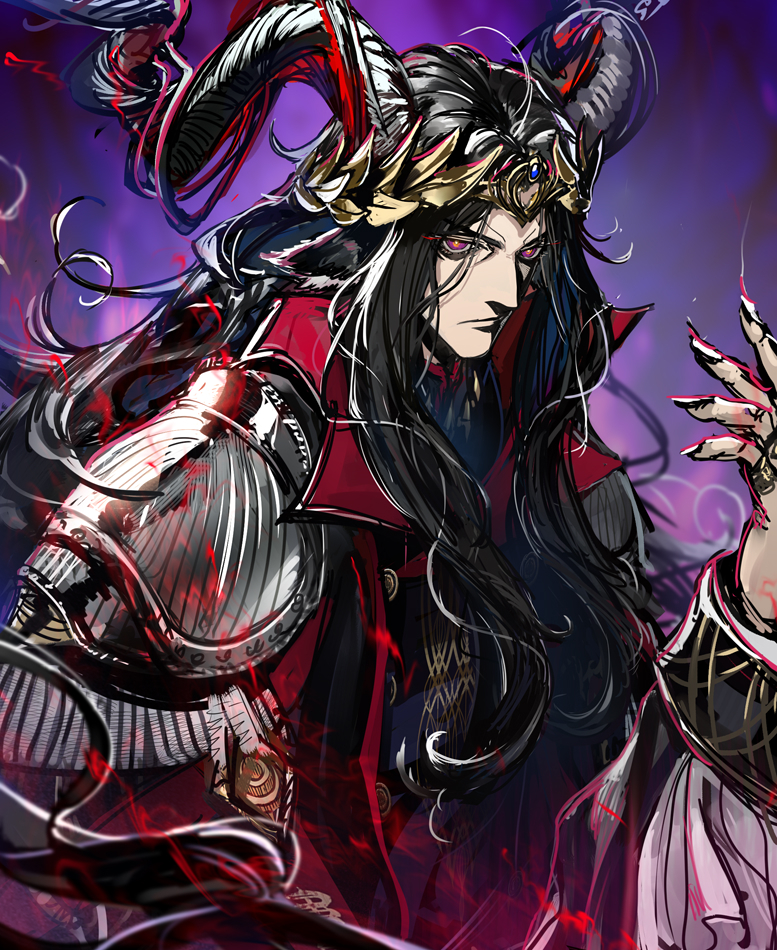 This is a pixiv picture whose title is 巫王＆若いフレモント.