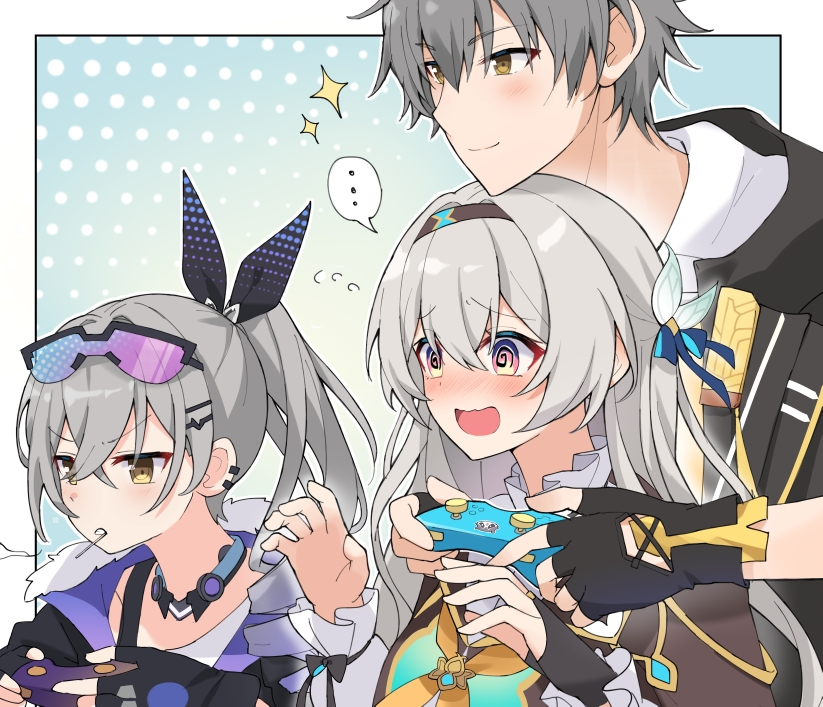 This is a pixiv picture whose title is 银狼：流萤你又开挂哦.