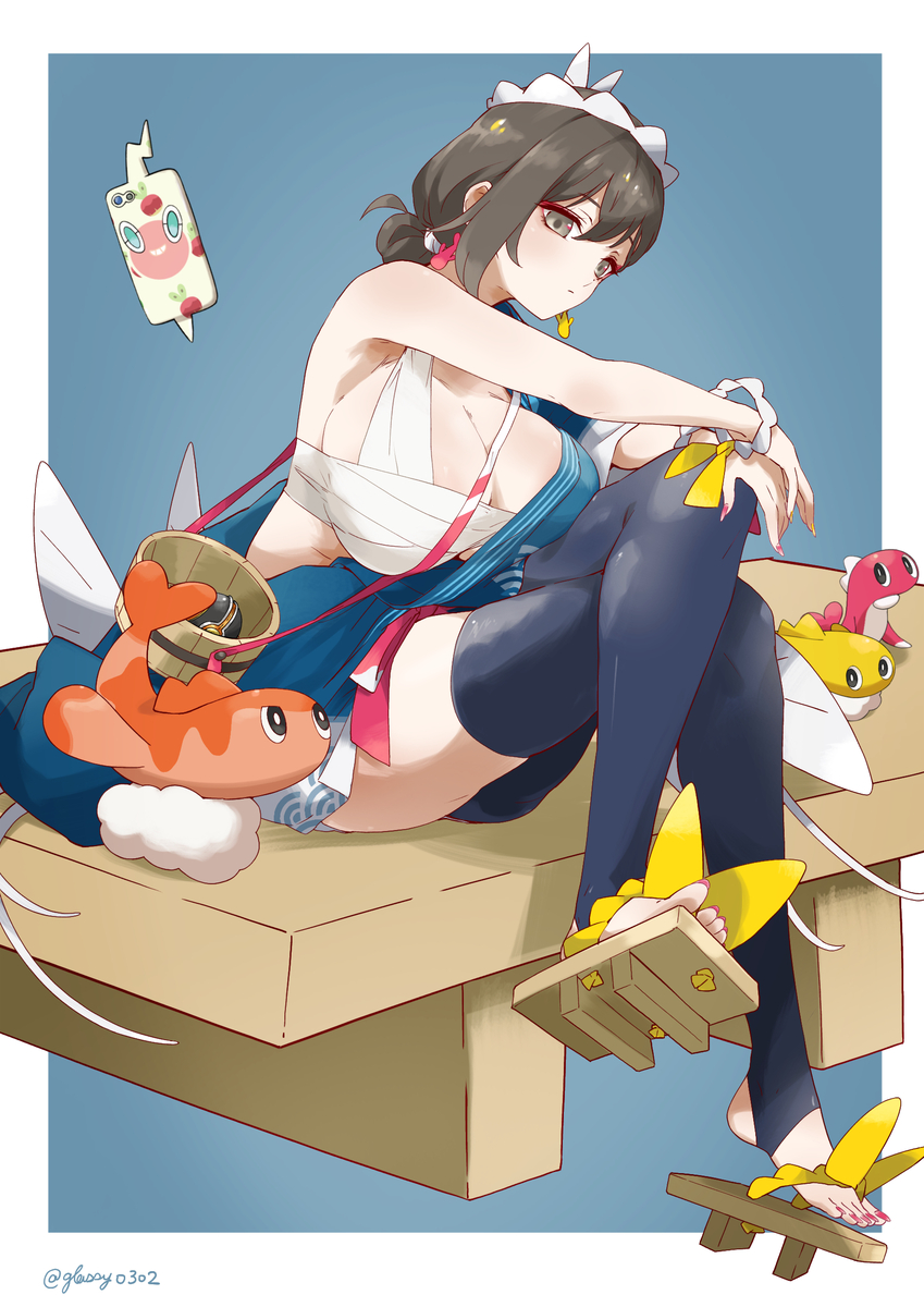 This is a pixiv picture whose title is 板前なりんご🍎🍣.