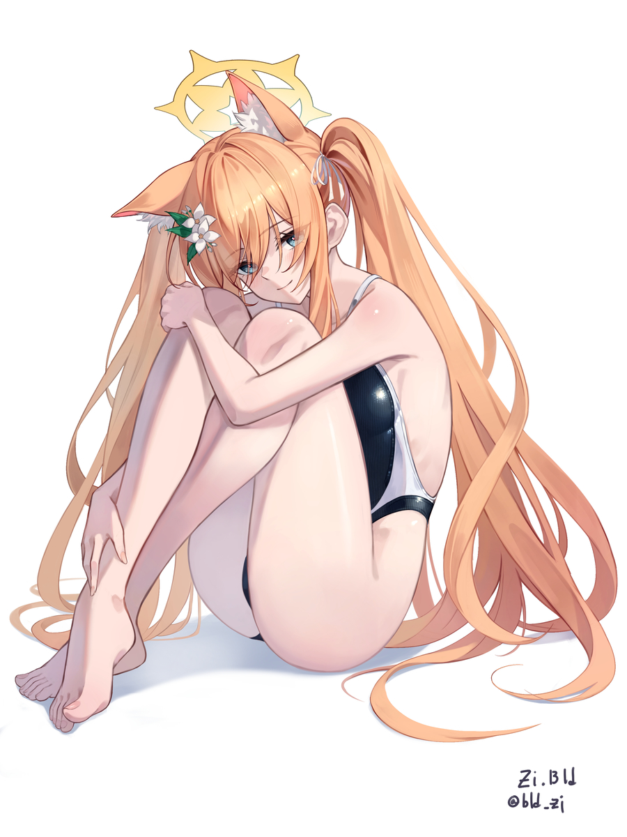 This is a pixiv picture whose title is 순수고양이.