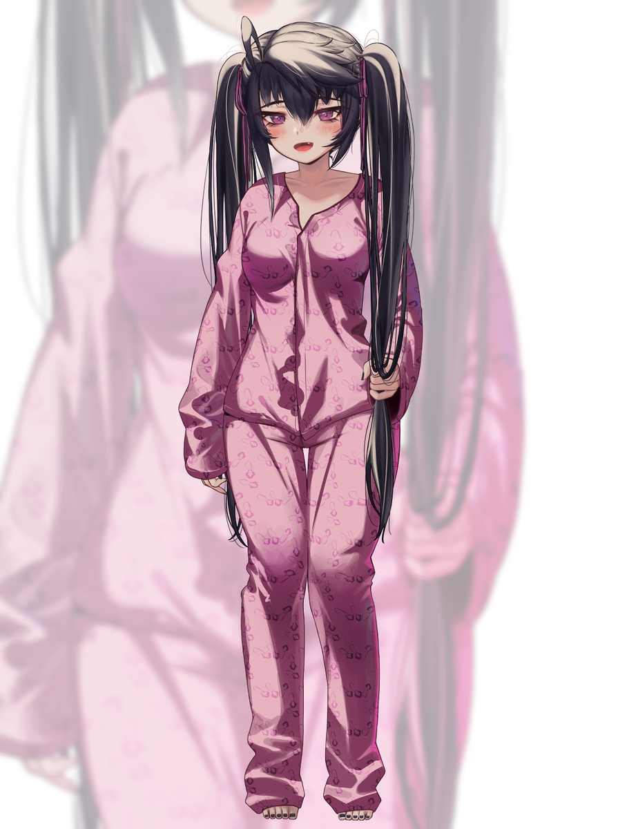 This is a pixiv picture whose title is ハリ患者服！.