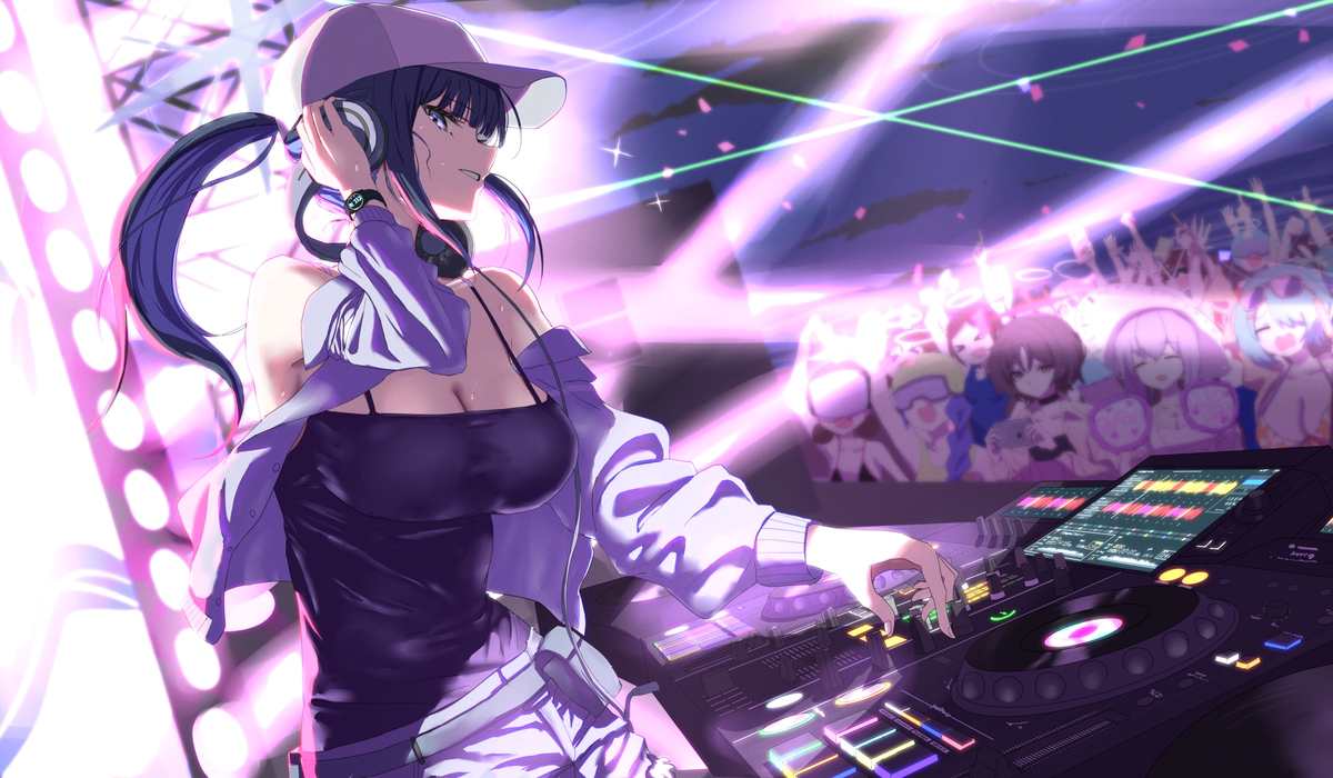 This is a pixiv picture whose title is DJサオリ.