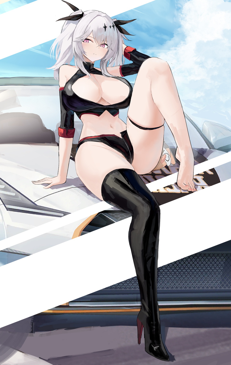 This is a pixiv picture whose title is ジョッフル(アズールレーン).