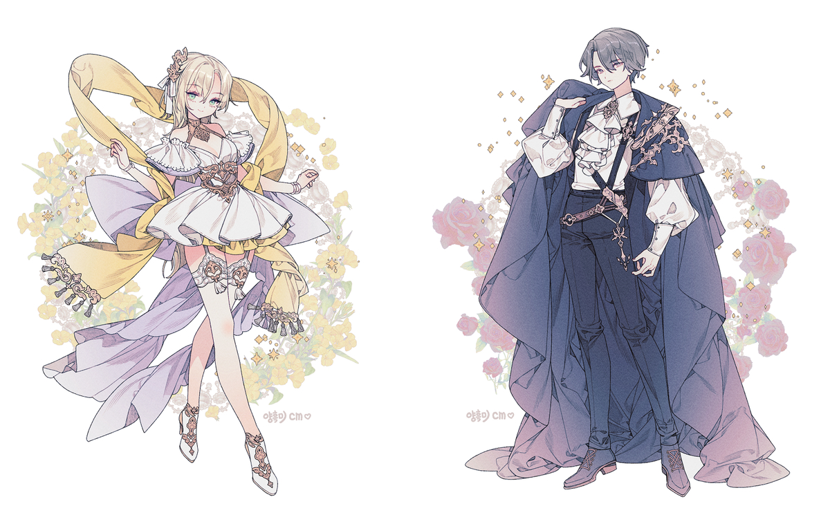 This is a pixiv picture whose title is 👑cm👑.