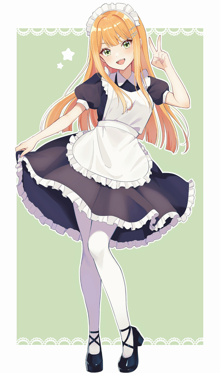This is a pixiv picture whose title is メイド清夏.