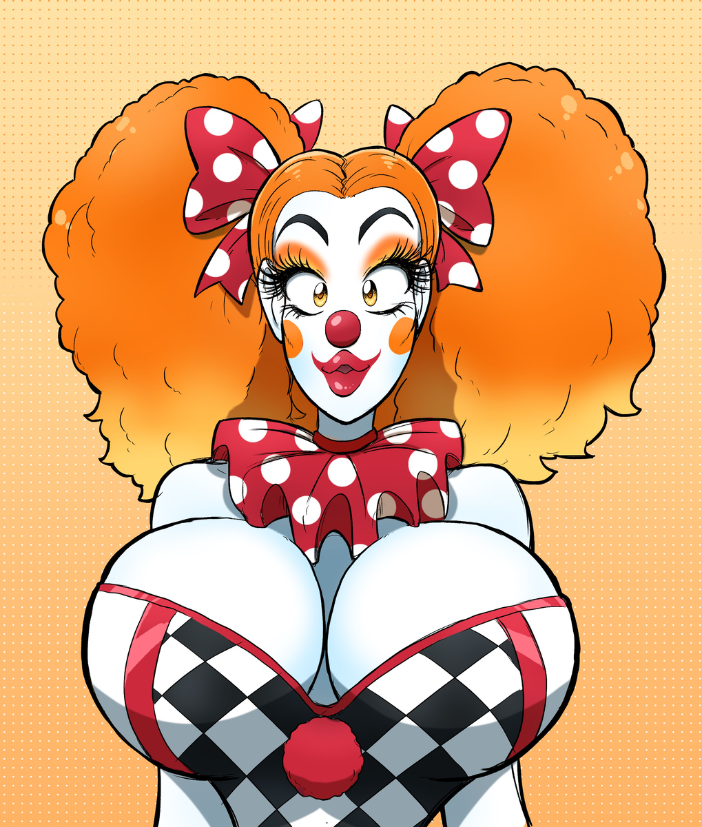 This is a pixiv picture whose title is Clown Makeover.