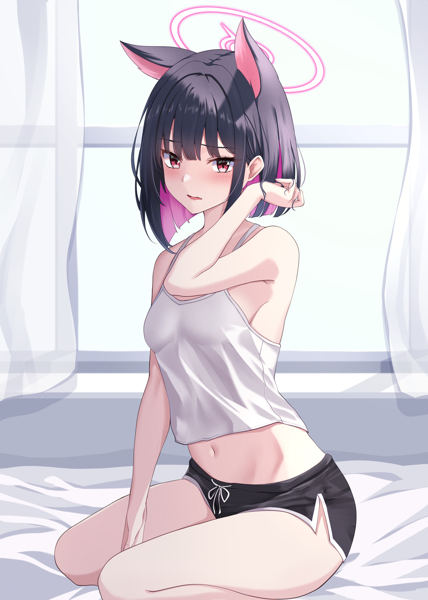 This is a pixiv picture whose title is おはようカズサ.