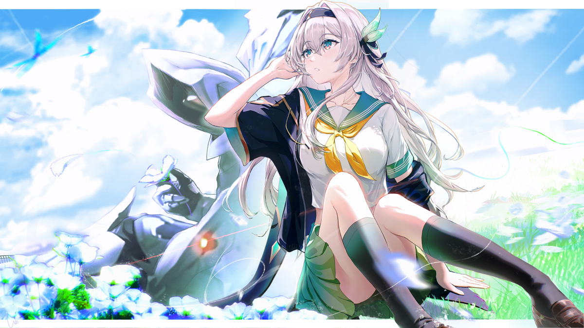This is a pixiv picture whose title is 崩壊スターレイル | 流萤.