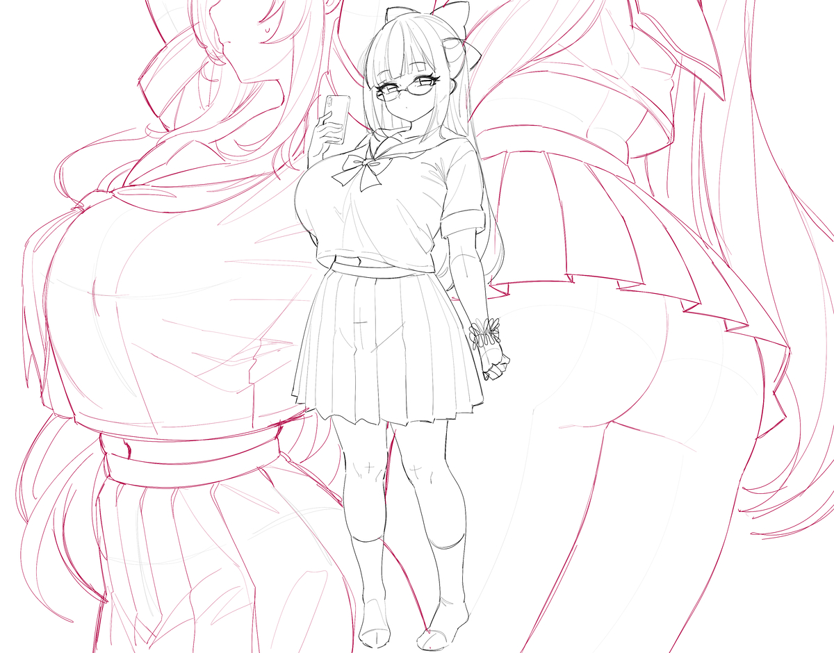 This is a pixiv picture whose title is wip.