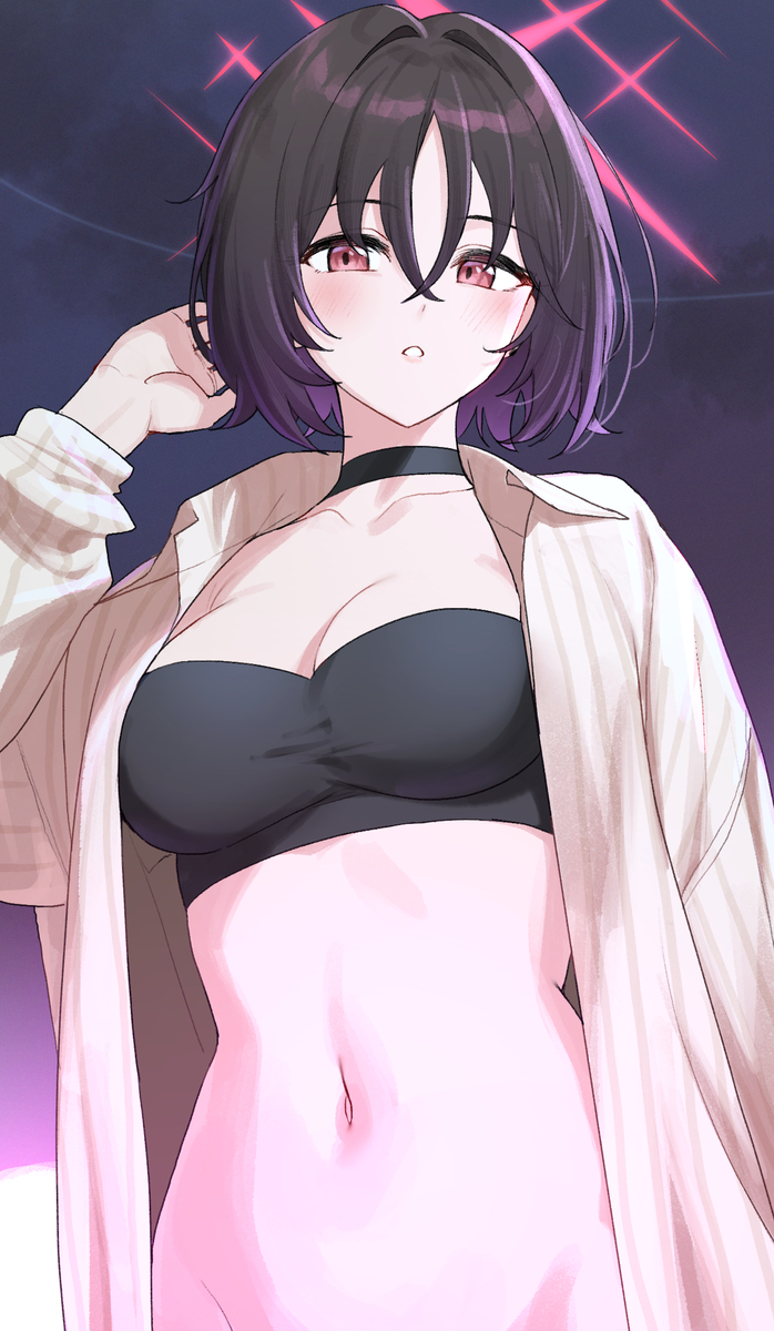 This is a pixiv picture whose title is ミサキ.