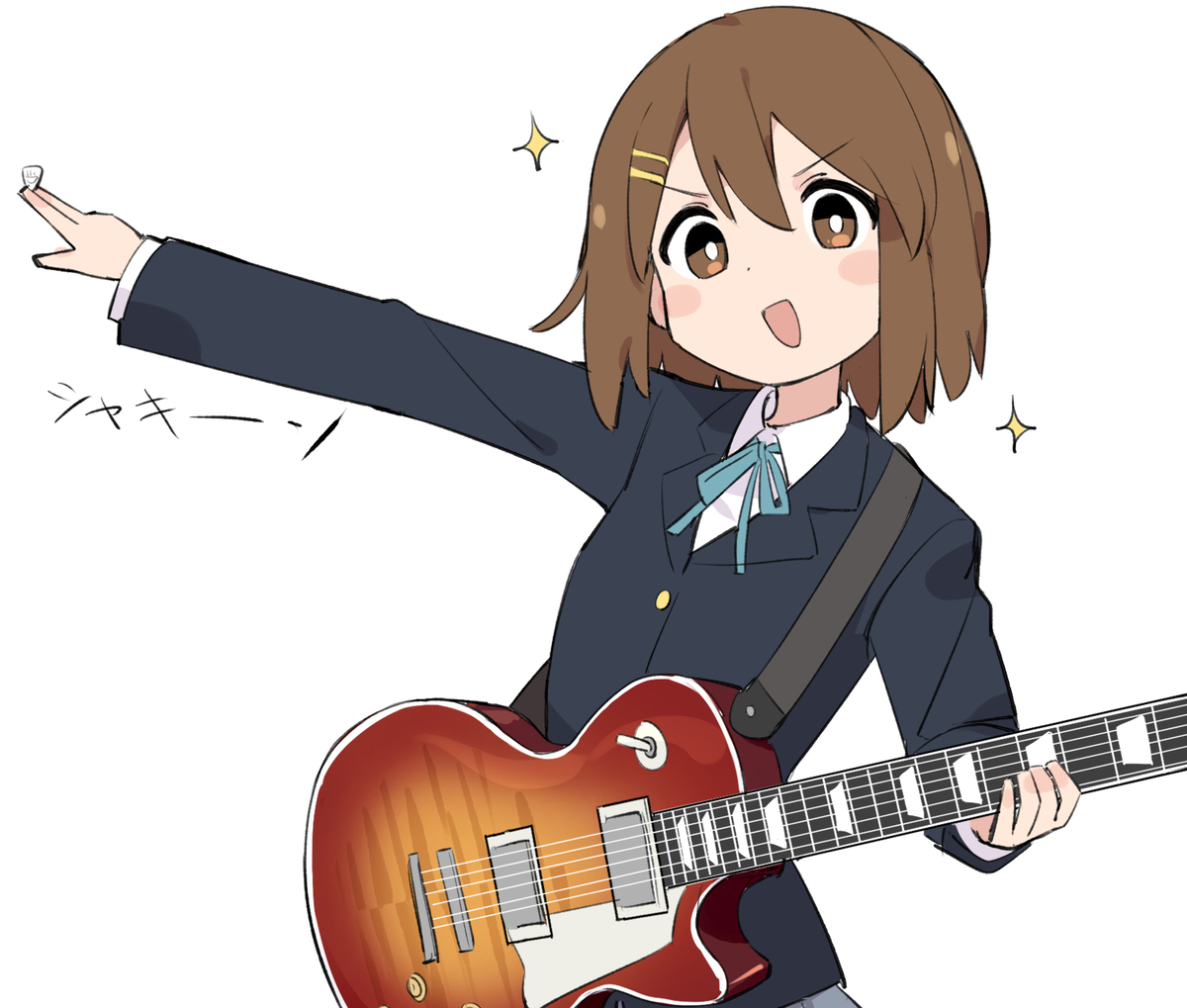 This is a pixiv picture whose title is 平沢唯.